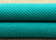Weft Knitted Polyester Mesh Fabric , Jacquard Knit Fabric With Double Color