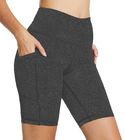 High Waist Workout Pants For Women Folwer Grey Tummy Control With Side Pockets