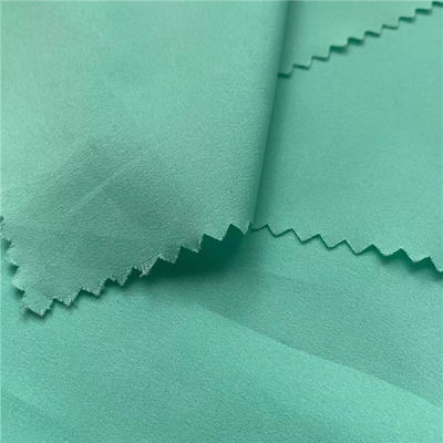 50D 50D Woven 60GSM Athletic Spandex Fabric 100 Polyester Fabric Green 150cm 59in